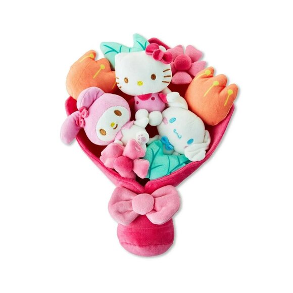 Hello Kitty And Friends 12" Plush Bouquet With 9 Removable Pieces - Picture 1 of 13